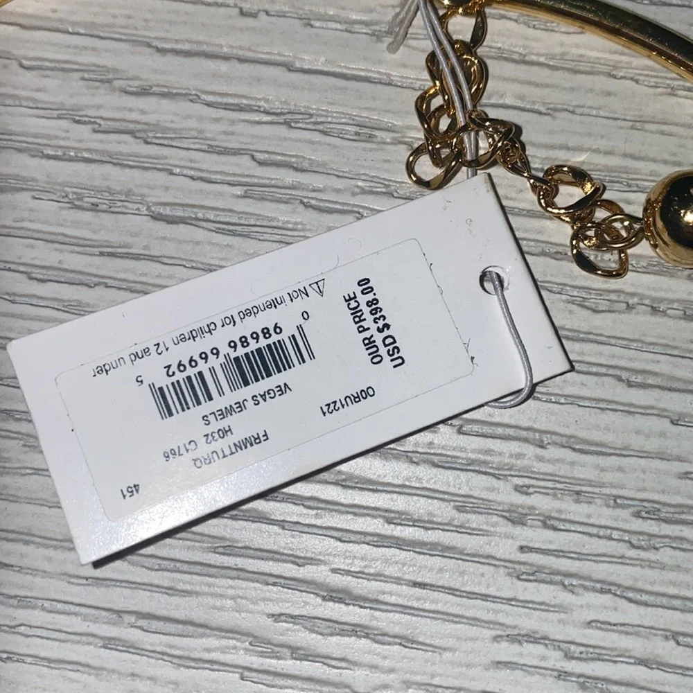 Kate Spade Vegas Jewels Emerald Green Choker collar bib statement necklace